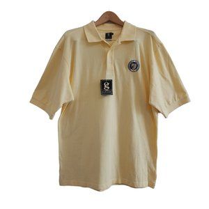 NWT Vanderbilt University College Yellow Logo 100% Cotton Polo XL